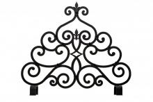 Meyda Yellow 162817 - 36" Wide X 32" High Fleur-de-lis Fireplace Screen