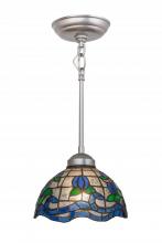 Meyda Yellow 165802 - 8"W Roseborder Mini Pendant