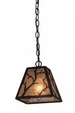 Meyda Yellow 166549 - 8"Sq Branches Pendant