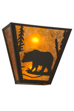 Meyda Yellow 169334 - 13" Wide Bear Creek Left Wall Sconce