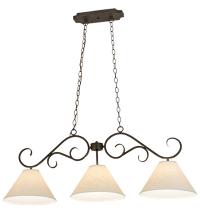 Meyda Yellow 171986 - 48" Long Bristol 3 Light Oblong Pendant