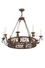 Meyda Yellow 174909 - 36"W Delano 8 LT Chandelier