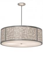 Meyda Yellow 178212 - 36" Wide Cilindro Deco Pendant