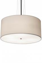 Meyda Yellow 180894 - 36" Wide Cilindro White Textrene Pendant