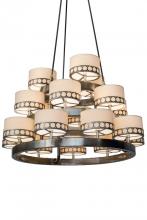 Meyda Yellow 181566 - 50"W Cilindro Aloni Chandelier