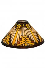 Meyda Yellow 18837 - 13" Wide Nuevo Mission Shade