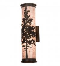 Meyda Yellow 190092 - 5"W Tamarack Wall Sconce