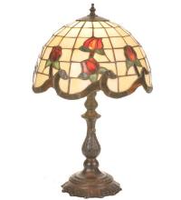 Meyda Yellow 19139 - 20"H Roseborder Accent Lamp