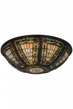 Meyda Yellow 19806 - 24" Wide Fleur-de-lis Shade