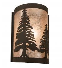 Meyda Yellow 200796 - 8" Wide Tall Pines Left Wall Sconce