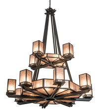 Meyda Yellow 203999 - 58" Wide Avondale Two Tier Chandelier