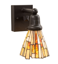 Meyda Yellow 214080 - 5" Wide Delta Jadestone Wall Sconce