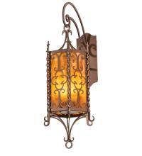 Meyda Yellow 220807 - 12" Wide Cosette Wall Sconce