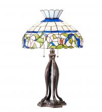 Meyda Yellow 228803 - 31" High Rose Vine Table Lamp