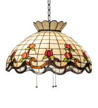 Meyda Yellow 232767 - 20" Wide Roseborder Pendant