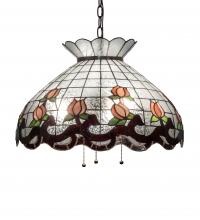 Meyda Yellow 232769 - 20" Wide Roseborder Pendant