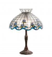 Meyda Yellow 232793 - 26" High Roseborder Table Lamp