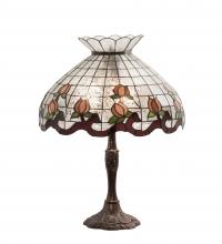 Meyda Yellow 232794 - 26" High Roseborder Table Lamp