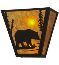 Meyda Yellow 23939 - 13" Wide Bear Creek Wall Sconce