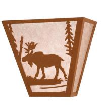 Meyda Yellow 23946 - 13" Wide Moose Creek Wall Sconce