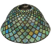 Meyda Yellow 23953 - 12"W Tiffany Fishscale Shade