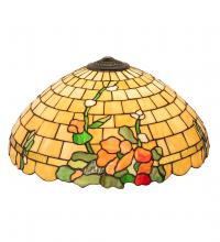 Meyda Yellow 242649 - 20" Wide Duffner & Kimberly Hollyhock Shade