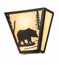 Meyda Yellow 243391 - 13" Wide Bear Creek Right Wall Sconce