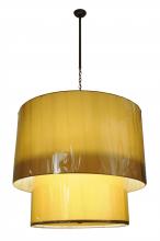 Meyda Yellow 244015 - 42" Wide Cilindro 2 Tier Pendant