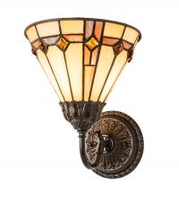 Meyda Yellow 245440 - 8" Wide Belvidere Wall Sconce