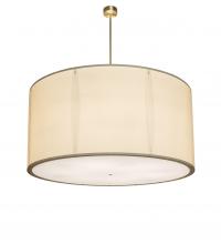 Meyda Yellow 245855 - 68" Wide Cilindro Textrene Pendant