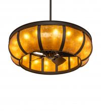 Meyda Yellow 247222 - 44" Wide Prime Dome Chandel-Air