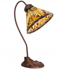 Meyda Yellow 247794 - 18" High Nuevo Mission Desk Lamp