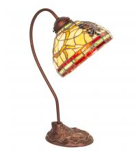 Meyda Yellow 247825 - 18" High Pinecone Desk Lamp