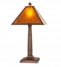 Meyda Yellow 248804 - 22" High Mission Prime Table Lamp