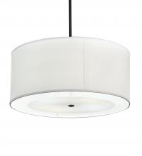 Meyda Yellow 248910 - 30" Wide Cilindro Textrene Pendant