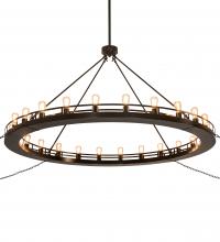 Meyda Yellow 249013 - 72" Wide Barbury 24 Light Chandelier