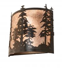 Meyda Yellow 249114 - 12" Wide Tall Pines Wall Sconce