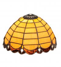 Meyda Yellow 250722 - 9" Wide Elan Shade