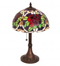 Meyda Yellow 251062 - 17" High Renaissance Rose Accent Lamp