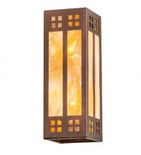 Meyda Yellow 251275 - 5" Wide Prairie Loft Wall Sconce