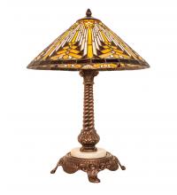 Meyda Yellow 251938 - 23" High Nuevo II Cone Table Lamp