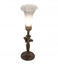 Meyda Yellow 253423 - 15" High Gray Nouveau Lady Accent Lamp