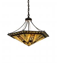 Meyda Yellow 253867 - 27" Wide Sonoma Inverted Pendant