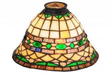 Meyda Yellow 26424 - 8" Wide Tiffany Roman Shade