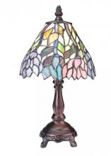 Meyda Yellow 27294 - 14"H Wisteria Mini Lamp