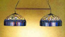 Meyda Yellow 28515 - 42" Long Tiffany Candice 2 Light Island Pendant