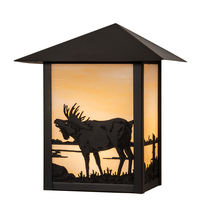 Meyda Yellow 29593 - 9" Wide Seneca Moose Wall Sconce