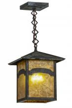 Meyda Yellow 39512 - 9"Sq Seneca Mountain View Pendant