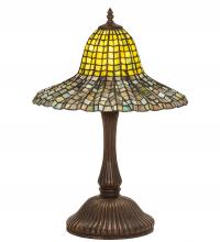 Meyda Yellow 49165 - 22" High Tiffany Bell Table Lamp