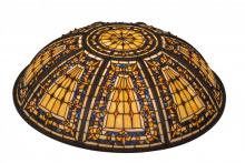 Meyda Yellow 50248 - 24"W Fleur-de-lis Shade